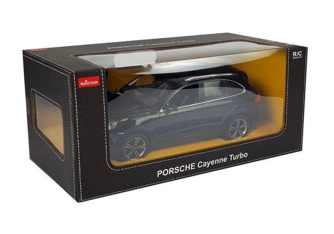 Rastar R/C Porsche Cayenne Turbo Rastar 1:14 noir avec télécommande