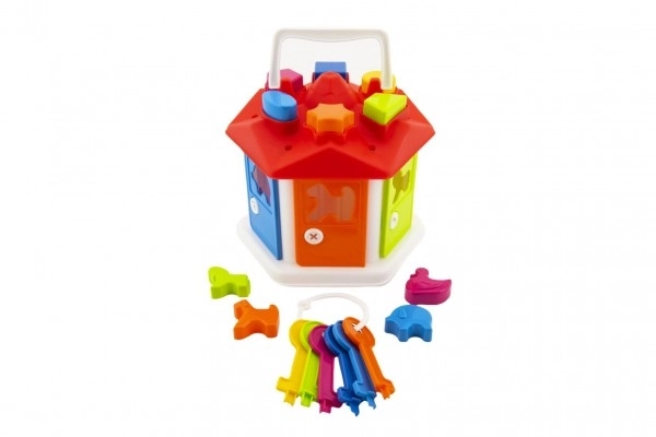 Maison d'insertion en plastique avec clés