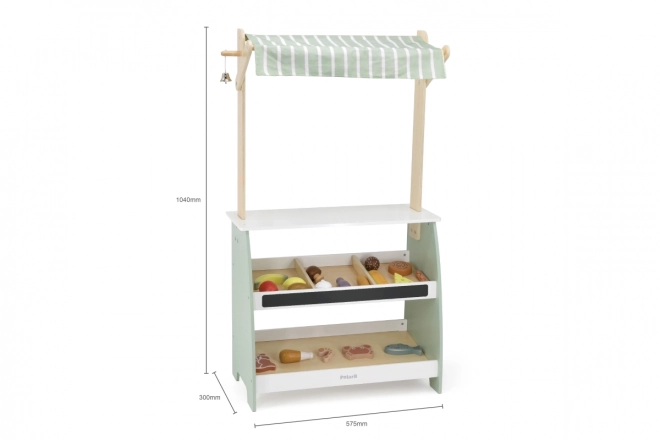 Magasin alimentaire en bois