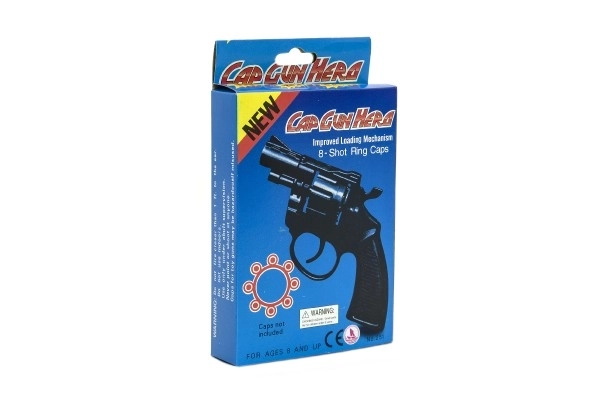 Pistolet en plastique à capsules, 8 coups