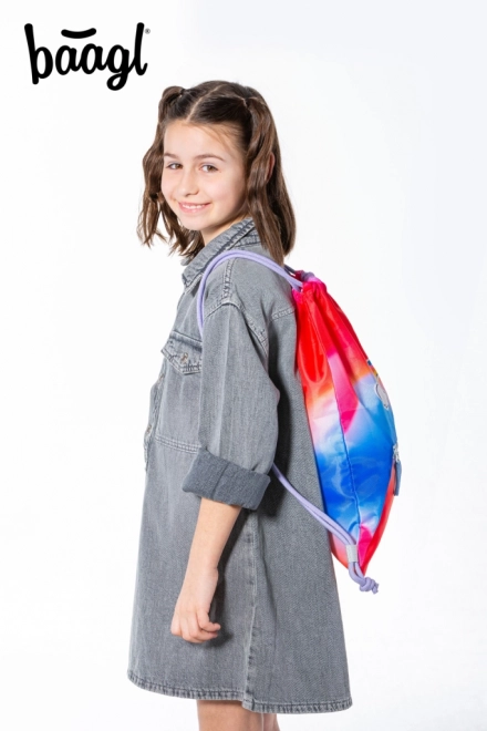 BAAGL Sac à cordon avec poche Hippie