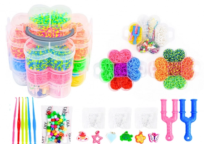 Kit DIY élastiques pour bracelets 4500 El