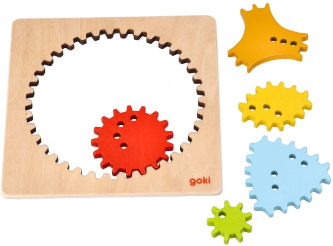 Spirographe en bois Goki