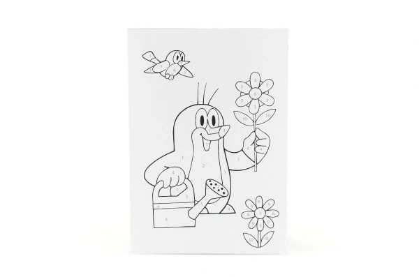 Livre de coloriage par numéros - Petite Taupe A5