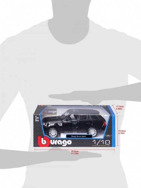 Modèle Range Rover Sport noir