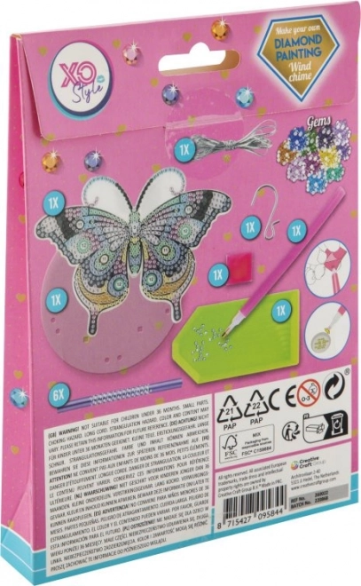 Peinture diamant Carillon Papillon