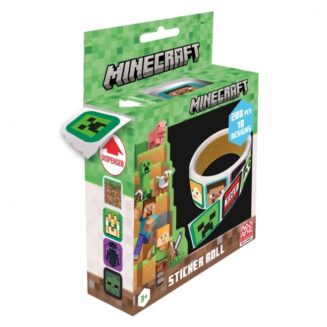 Minecraft ensemble d'autocollants