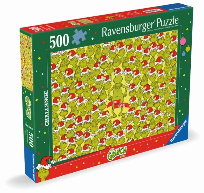 Challenge Puzzle Grinch 500 pièces Ravensburger