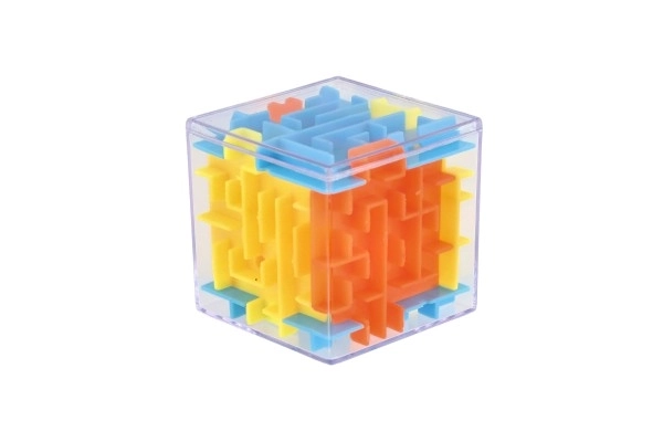 Cube casse-tête avec bille 4x4x4 plastique 20 pcs en boîte