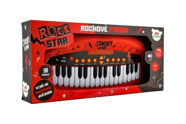 Piano pour enfants ROCK STAR avec 31 touches