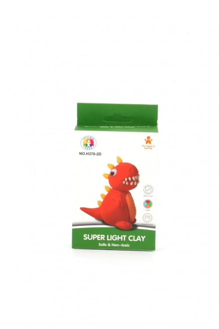Dinosaure en pâte légère pour enfants