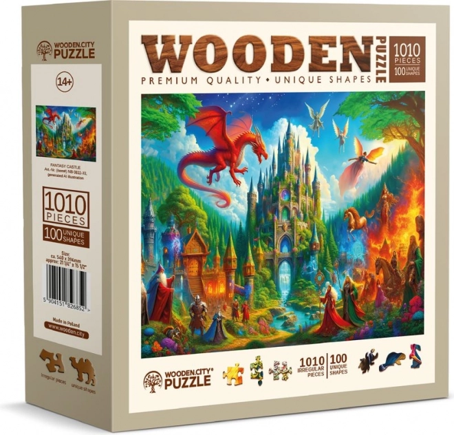 Puzzle en bois Château Fantaisie 1010 pièces