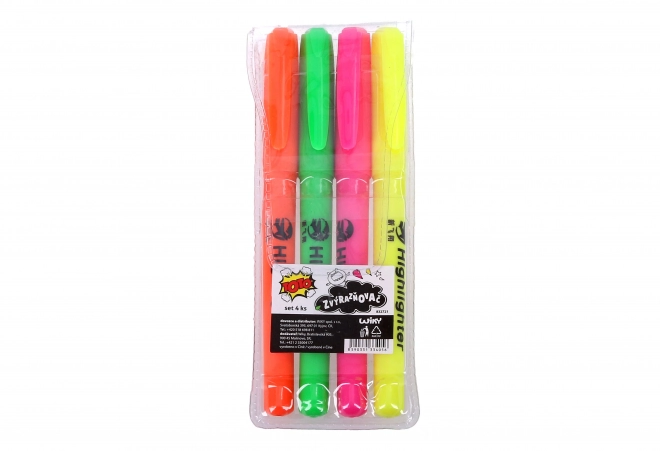 Ensemble de surligneurs 4 pcs