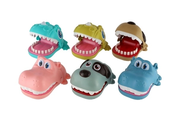 Jeu d'observation UHNIPRST, morsure de doigt animal en plastique 12x16cm 6 sortes 6pcs dans la boîte