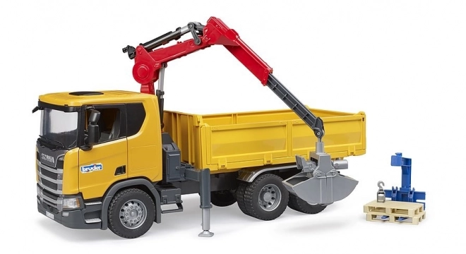 Camion Bruder Scania avec bras