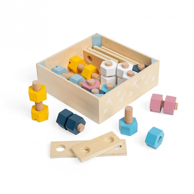 Caisse de vis et écrous Bigjigs