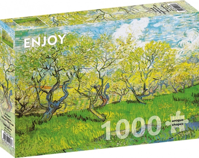 Puzzle Vincent van Gogh : Verger en Fleurs 1000 pièces