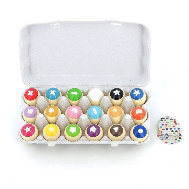 Vilac Mémomelette jeu de mémoire aux couleurs