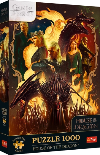Puzzle TREFL Premium Plus Game of Thrones : La Maison du Dragon 1000 pièces