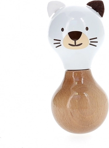 Vilac hochet en bois chat