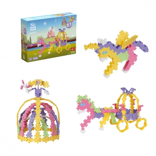 Blocs de Construction PlusPlus Mini Pastel 3en1 220 pcs