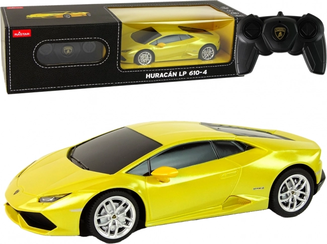 Voiture RC LAMBORGHINI Huracán 1:24 jaune Rastar