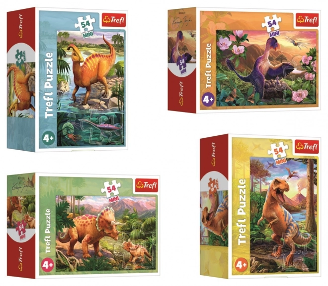 Minipuzzle Dinosaures - 54 pièces