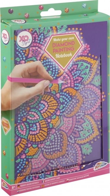 Bloc A5 Mandala Violette Peinture au Diamant