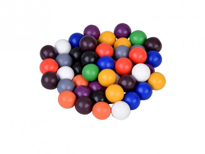 Mosaïque éducative en bois Montessori - billes colorées et trieur