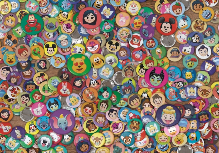 puzzle 1000 pcs disney emoji compact