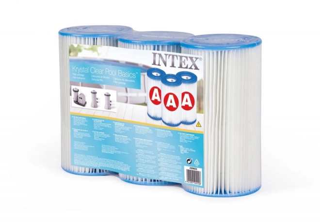 Filtres type A pour pompes Intex - 3 pièces