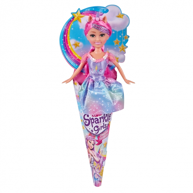 Fée licorne Sparkle Girlz en cornet