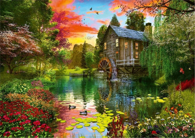 Puzzle Moulin à eau 1000 pièces