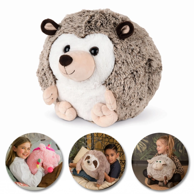 Coussin chauffant en peluche hérisson 3 en 1