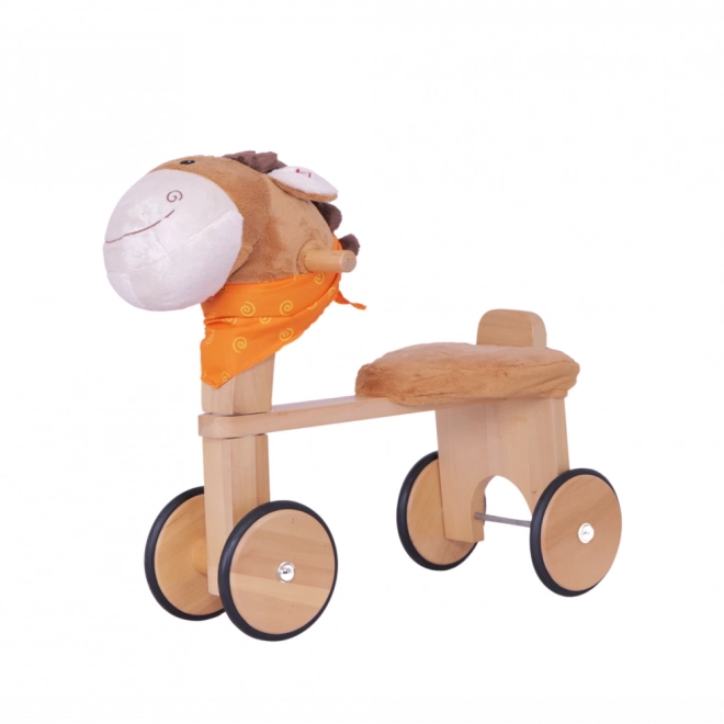 Trotteur Cheval avec écharpe