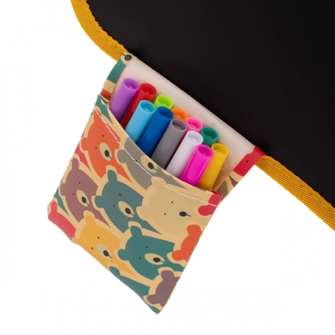 Tablette à craie portable - jaune