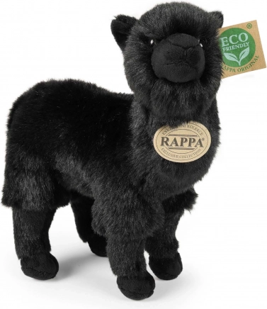 Lama alpaga en peluche noire 23 cm éco-responsable