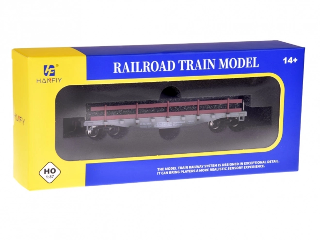 Wagon de fret ouvert pour modélisme ferroviaire H0 1:87