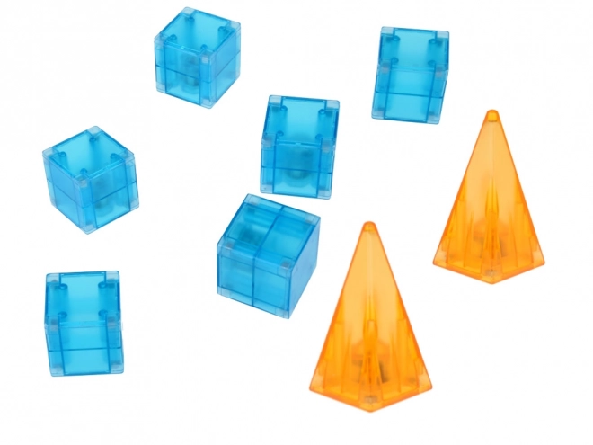 Blocs magnétiques 3D Blocs magnétiques lumineux 64 pièces ZA5240