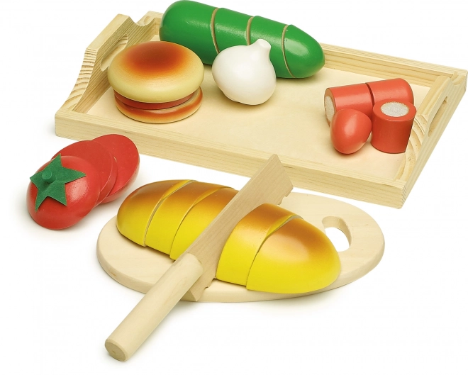Petit Foot set de découpe en bois pour enfants