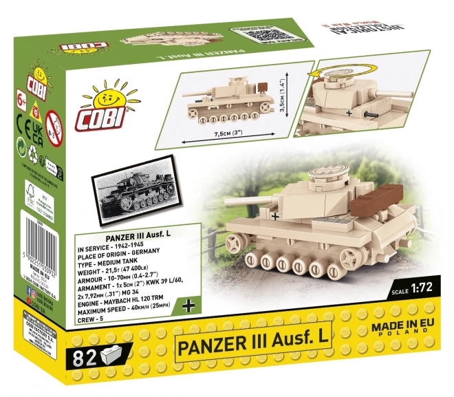 Modèle de char Panzer III Ausf. L