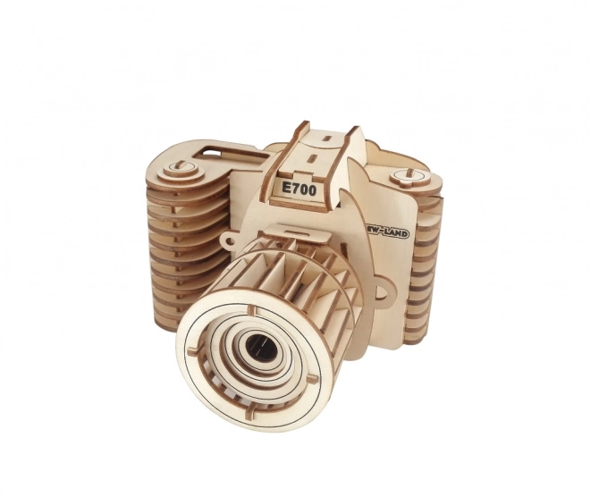 Puzzle 3D en bois Appareil photo de Woodcraft
