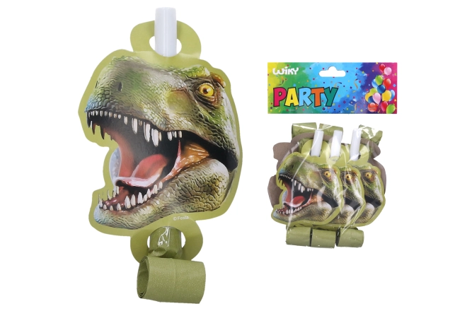 Sifflets de fête Dino