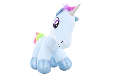Licorne en peluche violette