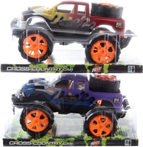 Voiture tout-terrain à inertie en plastique 23,5 cm