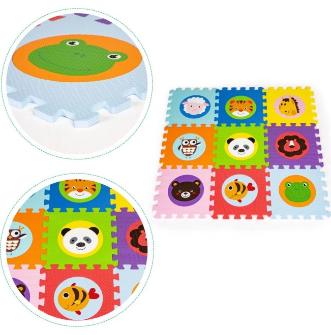 ECOTOYS Puzzle en mousse Têtes d'animaux (29x29)