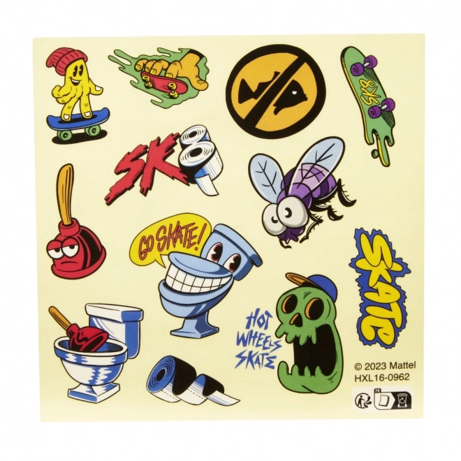Hot Wheels Skates fingerboard skatepark éclaboussant HXL16