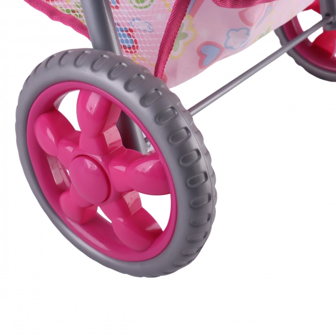 Woopie Poussette Royale avec des Cœurs Colorés