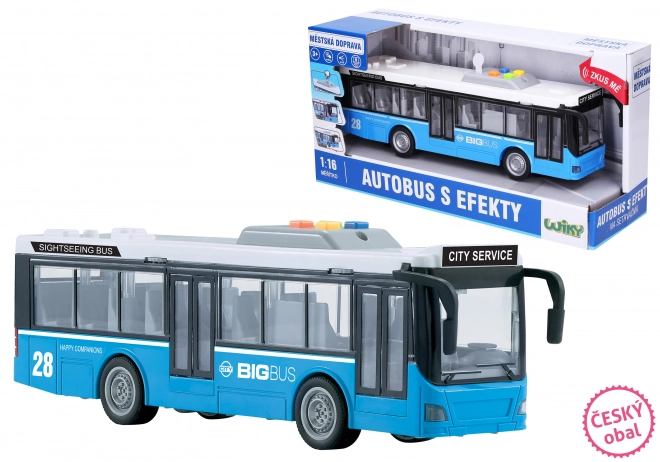Autobus avec effets 29 cm - emballage tchèque