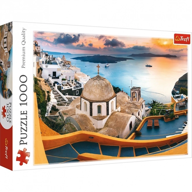 Puzzle 1000 pièces – Santorin féerique Trefl